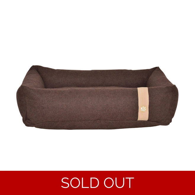 product Image for Companion Country Snuggle Dog Bed - Medium - Chocolate
